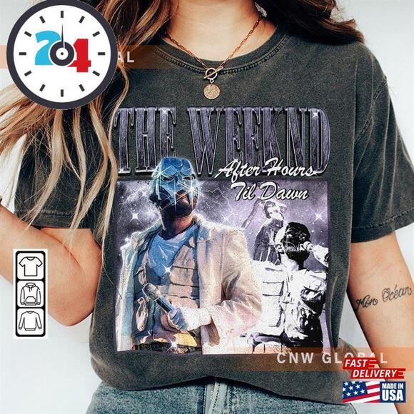 Tops - The Weeknd Music Shirt After Hours Til Dawn Tour Concert tshirt